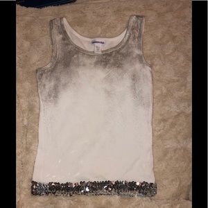 Limited Too White with Silver Design.